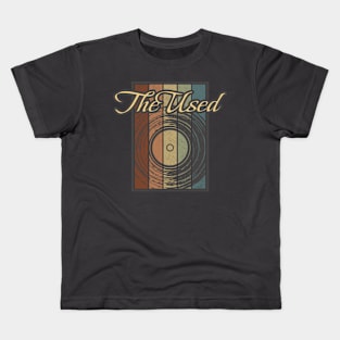 The Used Vynil Silhouette Kids T-Shirt
